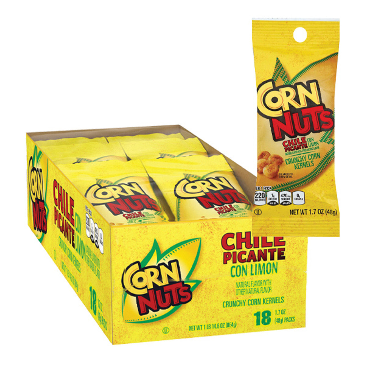 Corn Nuts Spicy Chili with Lemon 48g - 18ct