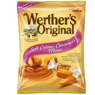 Werther's Original Soft Crème Caramels 128g (Case of 12)