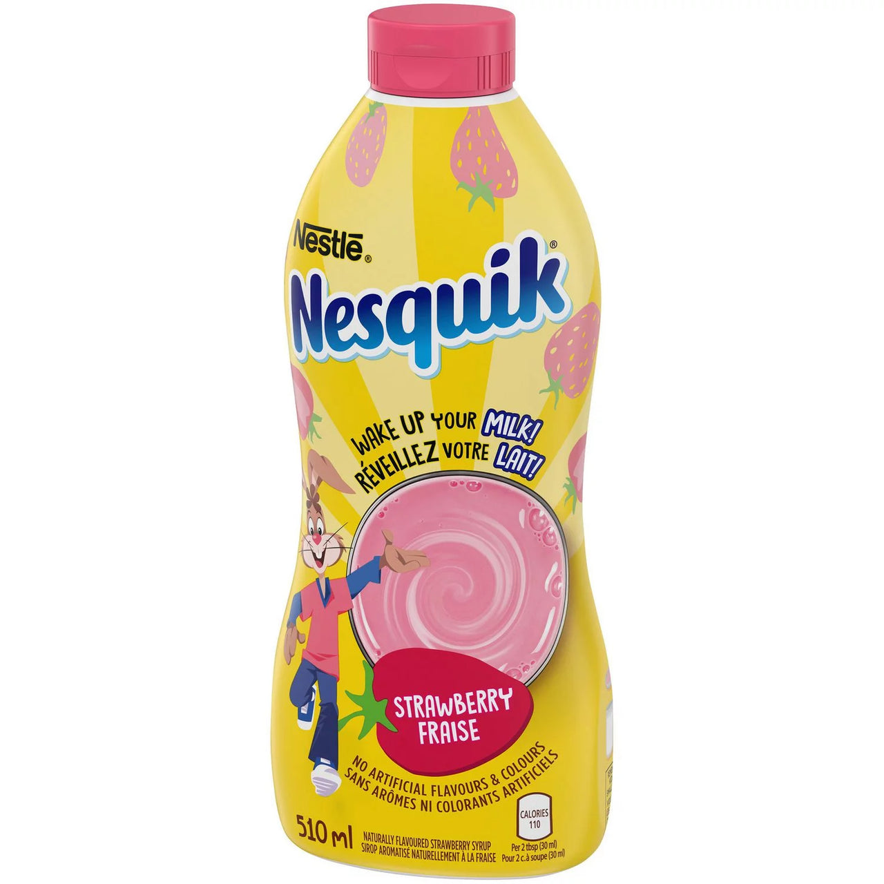 Nestle Nesquik Strawberry Syrup 510ml (Case of 12)
