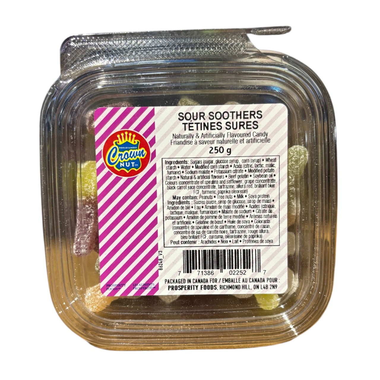 Crown Nut Sour Soothers 250g