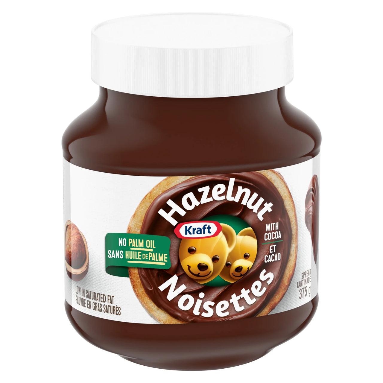 Kraft Hazelnut with Cocoa Spread 375g - Case of 12