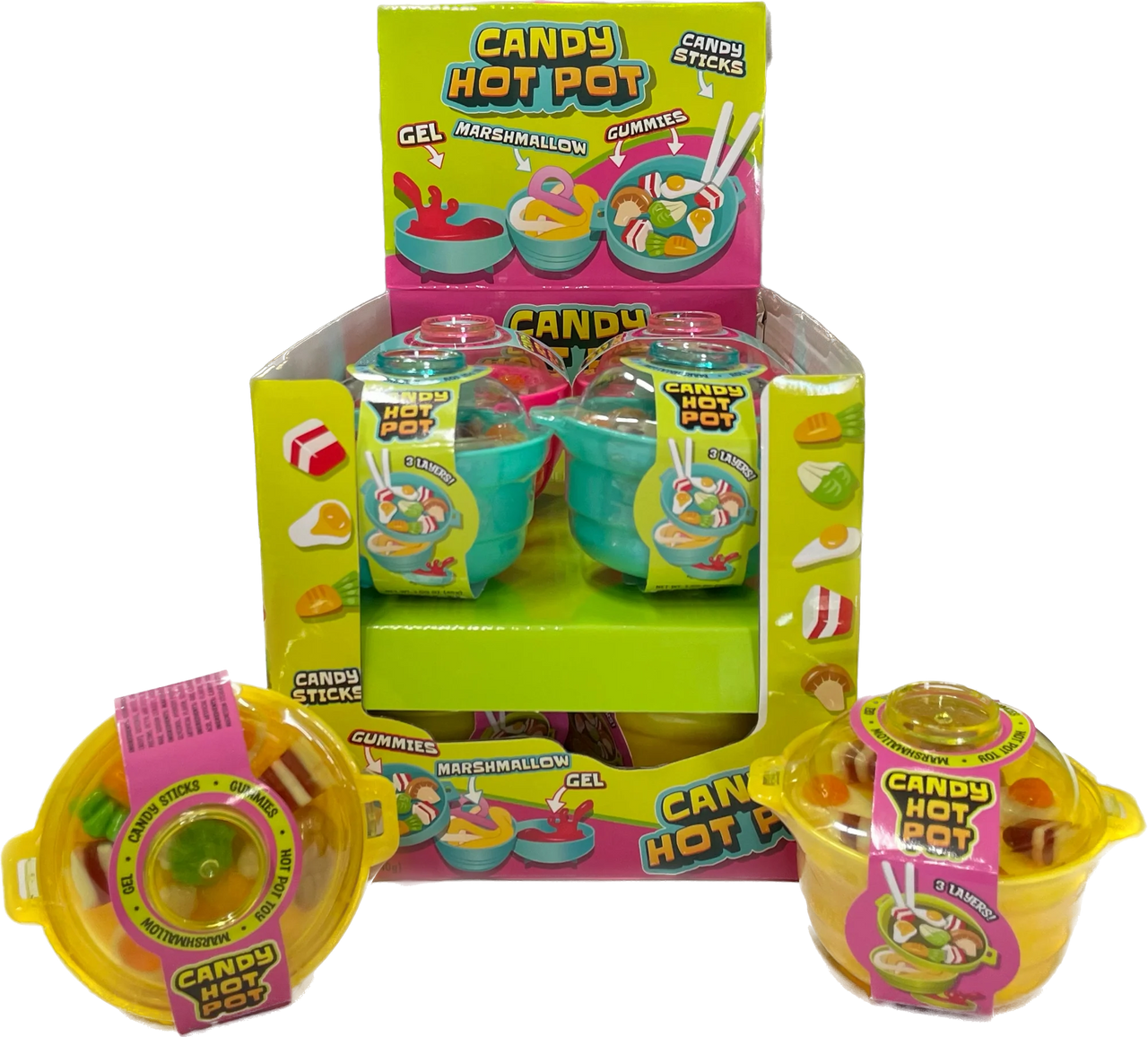 Candy Hot Pot 45g - 12ct
