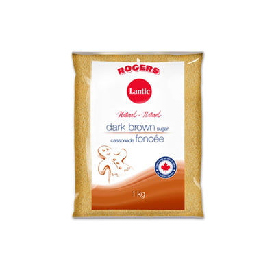 Rogers Lantic Dark Brown Sugar 1kg - Case of 10
