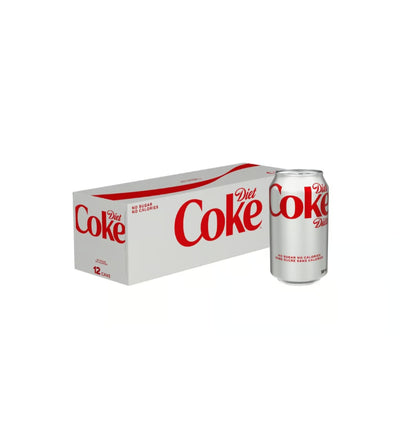 Coca Cola Diet Can 355ml - Case of 12