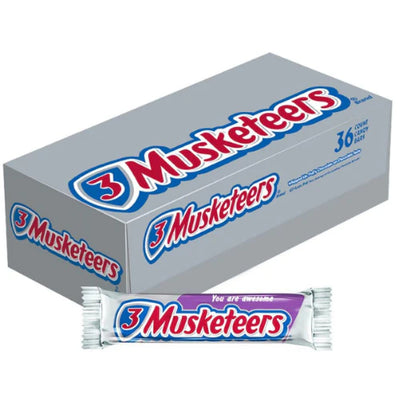 3 Musketeers Chocolate Bar 54g - 36ct