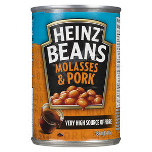 Heinz Beans Molasses & Pork 398ml - Case of 12