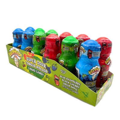 Warheads Super Sour Tongue Roller Liquid Candy 25ml - Case of 12