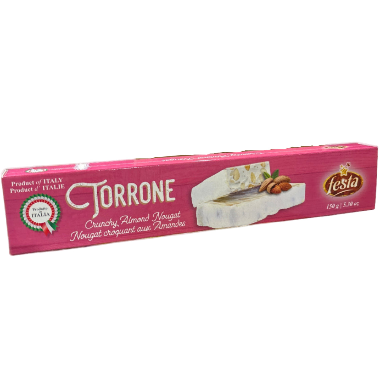Torrone Crunchy Almond Nougat 150g - Case of 12