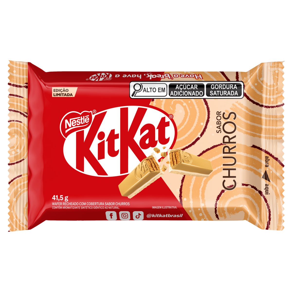 Kit Kat Churros 41.5g - 24ct (Brazil)