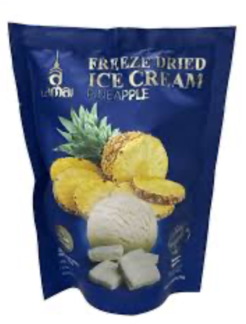 Freeze Dried Ice Cream Pineapple 25g - Case of 30