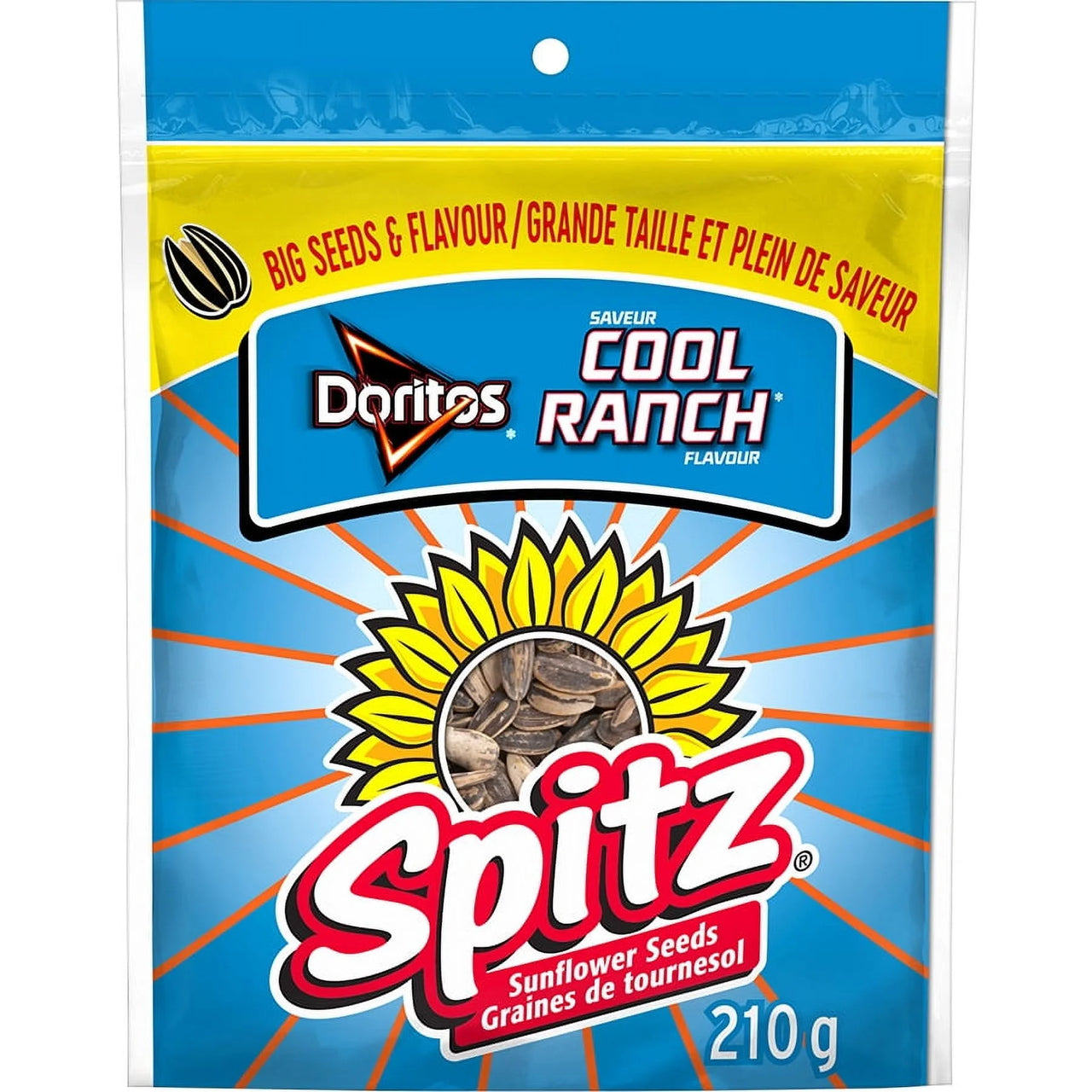 Spitz Sunflower Seeds Doritos Cool Ranch 210g - Case of 24