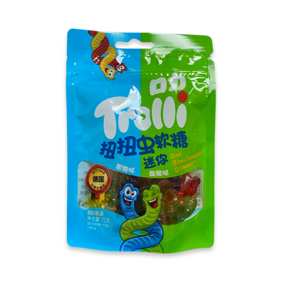 Trolli Wriggling Worms Gummies 72G - 10Ct (China)