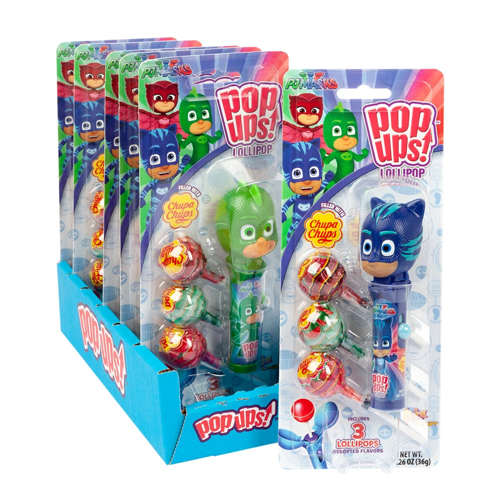 Pop Ups Lollipop PJ Masks - 6ct