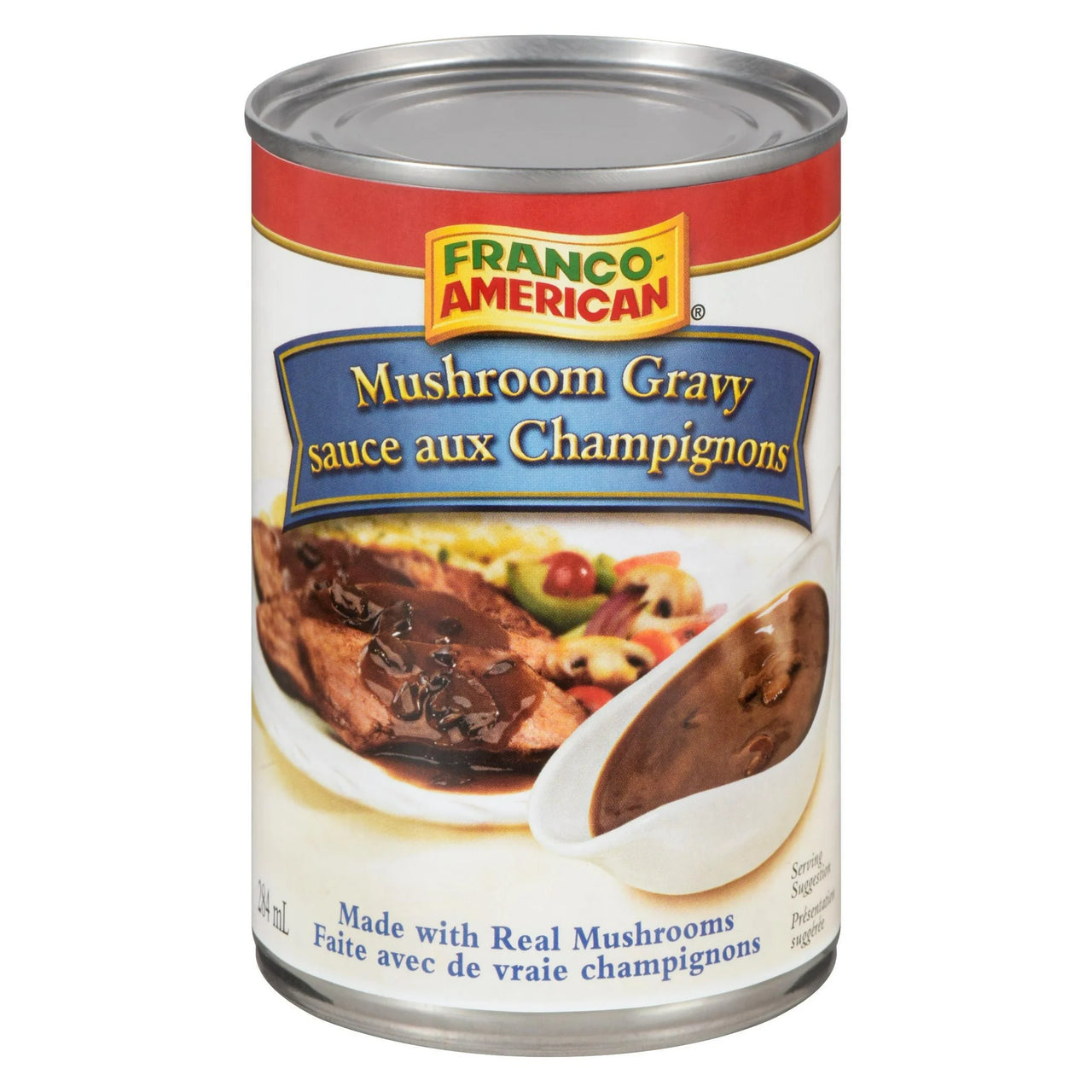 Franco American Mushroom Gravy Sauce 284ml (Case of 24)