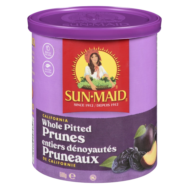 Sunmaid Whole Pitted Prunes 500g - Case of 12