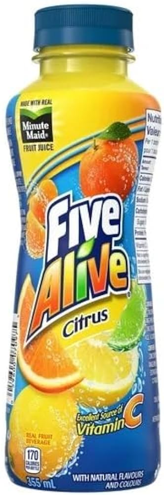 Five Alive Citrus Bottle 355ml - (Case of 12)