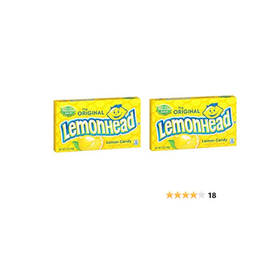 Lemonhead Original Lemon 23g (Case of 24)