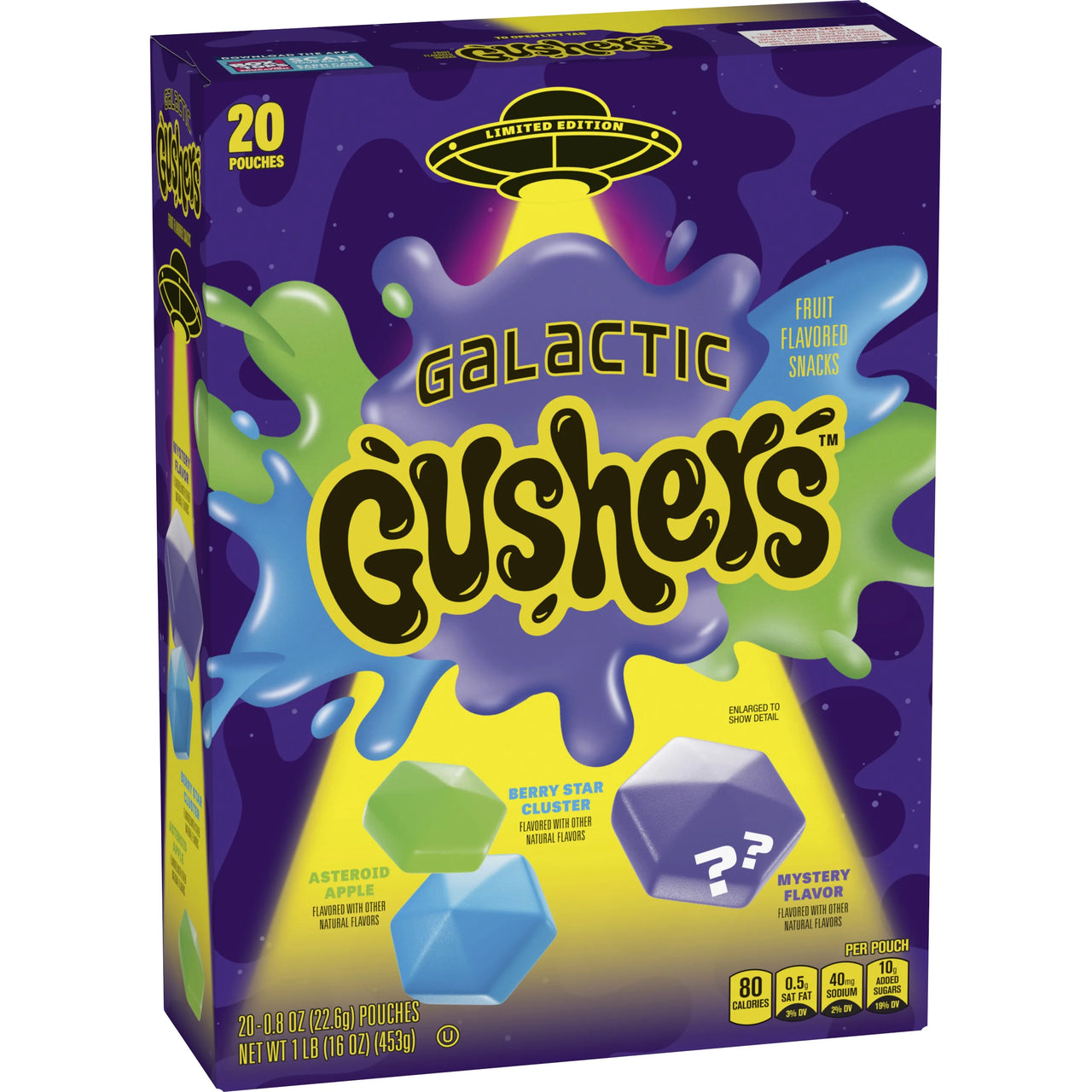Gushers Galactic Fruit Snacks 16oz - 20ct