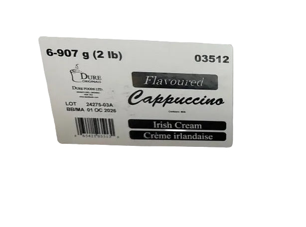 Dure Cappuccino Irish Cream 2lbs (907g) - 6ct