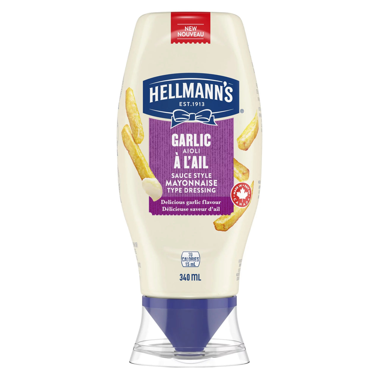 Hellmann’s Garlic Mayo 340ml (Case of 12)