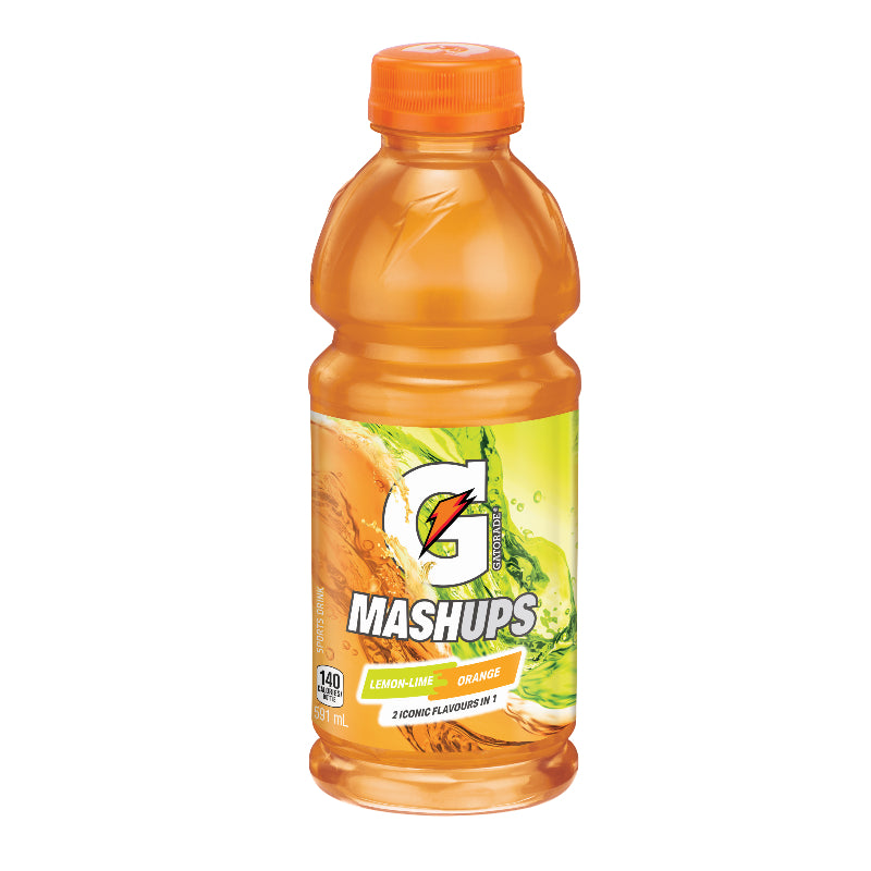 Gatorade Mashups Lemon Lime/Orange 591ml - Case of 24