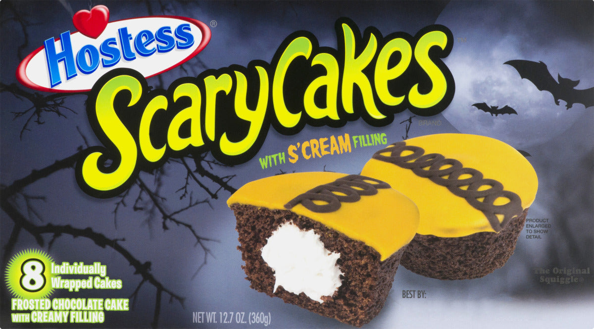Hostess ScaryCakes with S'Cream Filling 12.7oz - 8ct