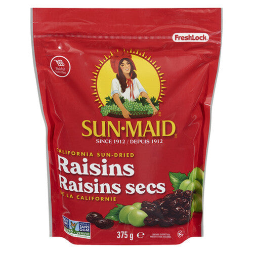Sunmaid Raisins 375g - Case of 12