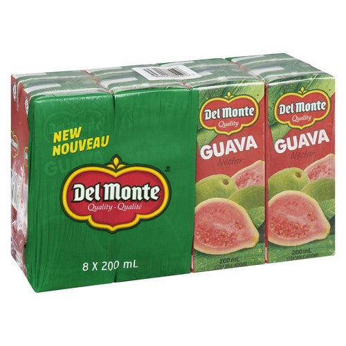 Del Monte Guava Nectar 200ml - 8 Pack