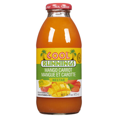 Cool Runnings Mango Carrot Nectar 473ml - Case of 12