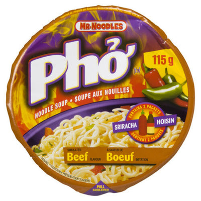 Mr. Noodles Big Bowl Pho Beef Flavor 115g (12 pack)
