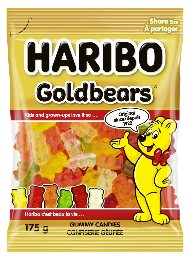 Haribo Goldbears 175g (Case of 12) - Canada (Product of Germany)