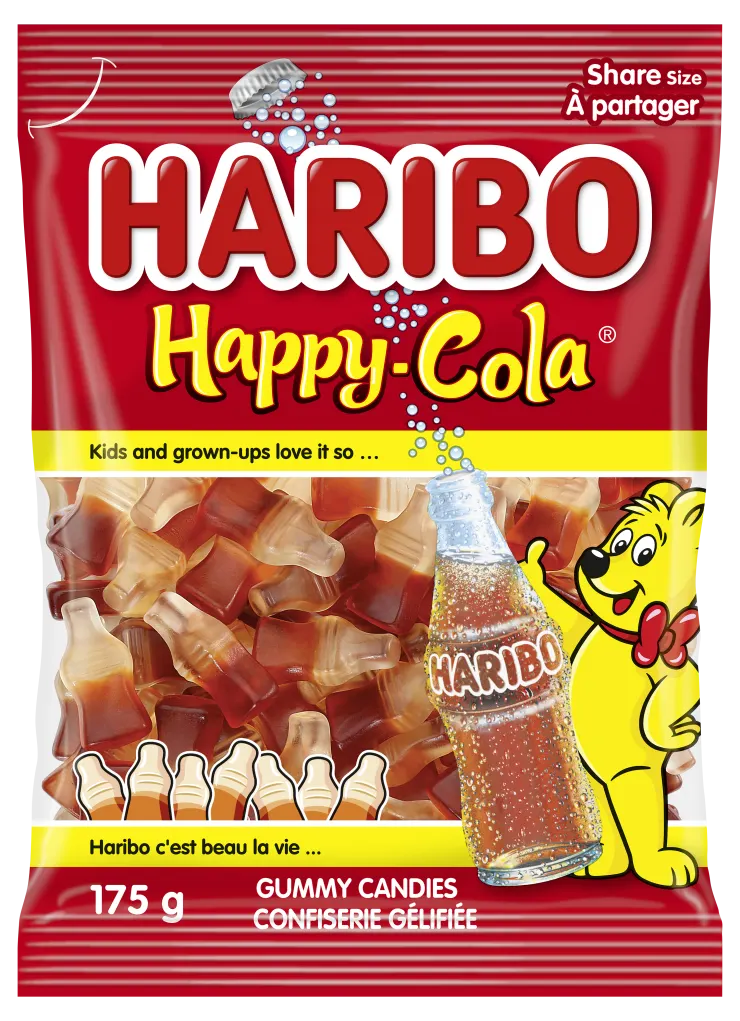 Haribo Happy Cola 175g (Case of 12) - Canada (Product of Germany)