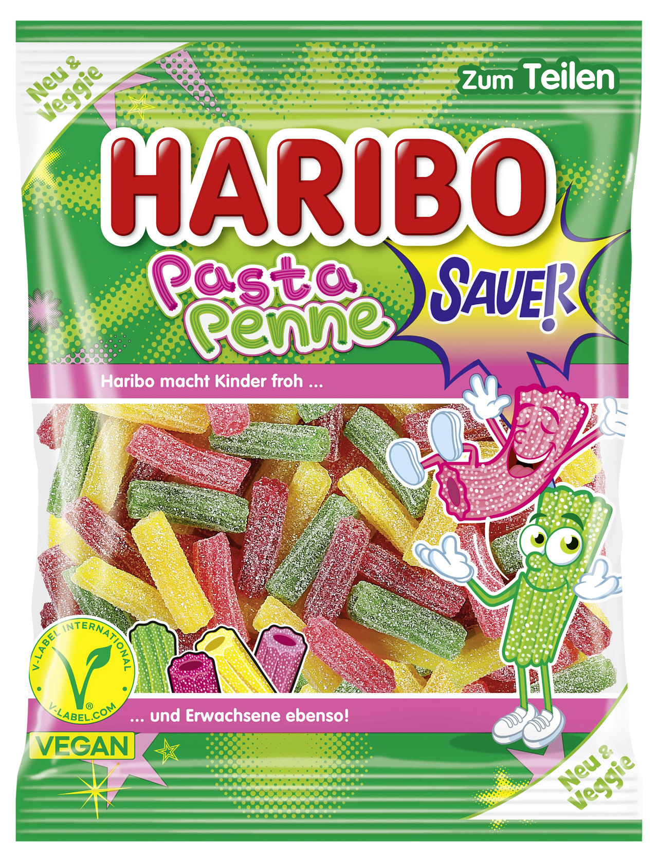 Haribo Pasta Penne 160g - Case of 12 (Germany)