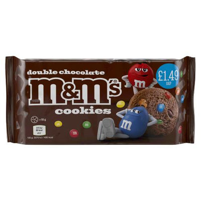 M&M's Double Chocolate Cookies 144g - 8 Pack (Europe)