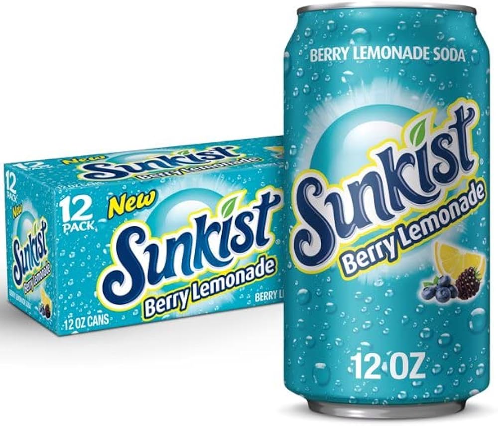 Sunkist Berry Lemonade 355ml - Case of 12
