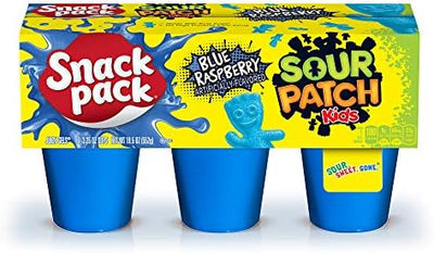 Snack Pack Sour Patch Kids Blue Raspberry 552g (Case of 8)