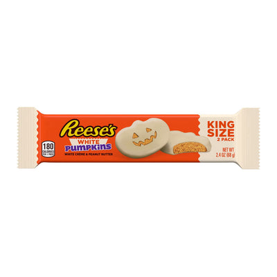 Reese's Pumpkin White Chocolate King Size 68G - 24Ct
