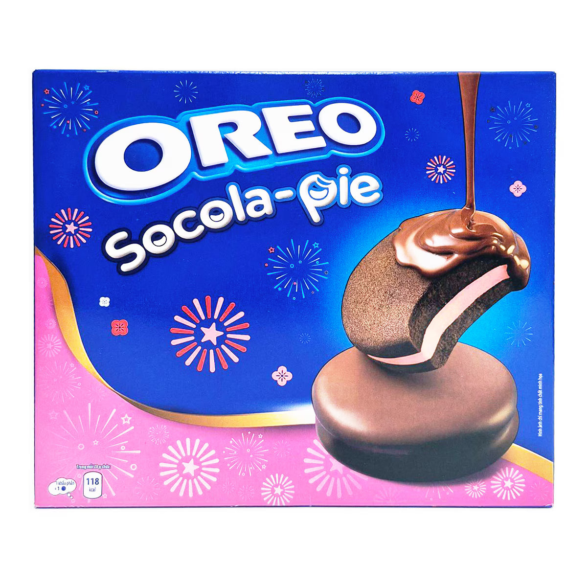 Oreo Socola-Pie Strawberry Pie 360g - 8ct (Vietnam)