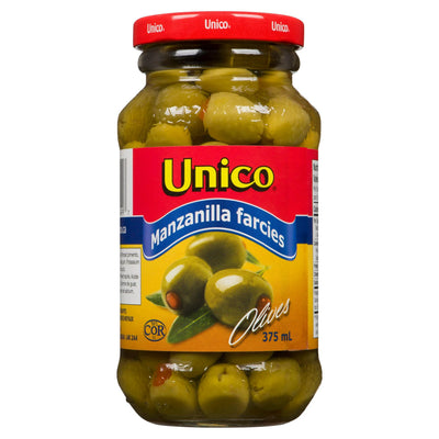 Unico Stuffed Manzanilla Olives 375ml - Case of 12