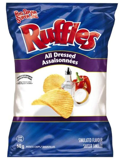 Ruffles All Dressed 60g - 36 Count