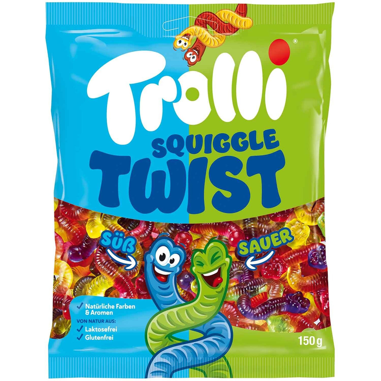 Trolli Squiggle Twist 150g - Case of 18 (Germany)