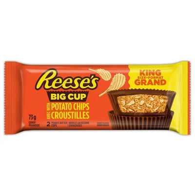 Reese's Big Cup With Potato Chips King Size 73g - 16Ct