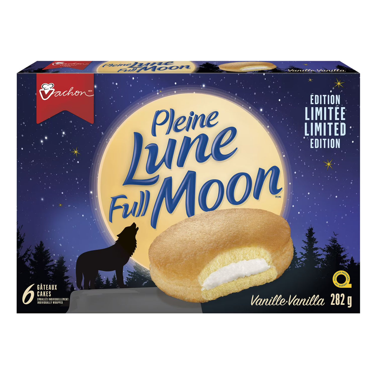 Vachon Full Moon Vanilla Cakes 282g - 6ct