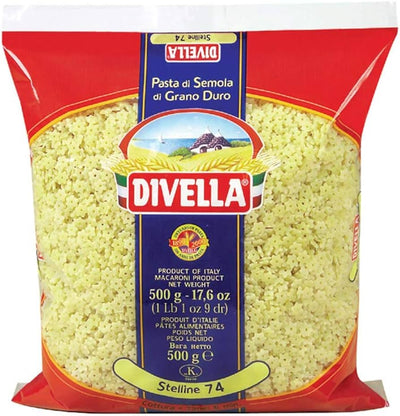 Divella Pasta Stelline 500g - Case of 24 (Italy)