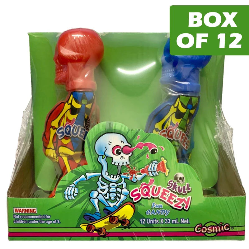 Skull squeezy Candy 33ml - 12ct