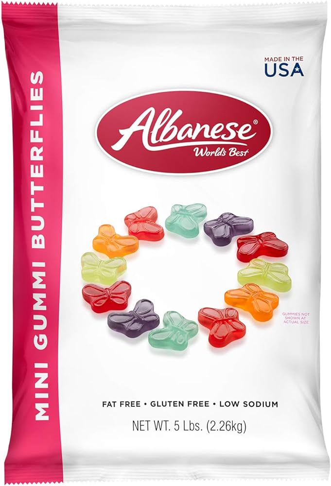 Albanese Mini Gummi Butterflies 5lb