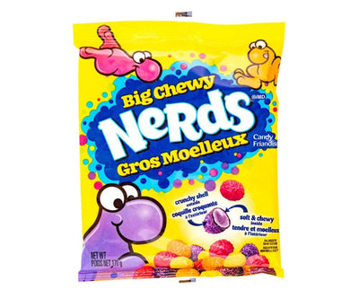 Nerds Big Chewy Peg Bag 170g - Case of 9