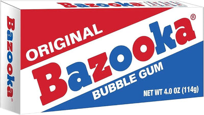 Bazooka Bubblegum Theater Box 114g (Case of 12)