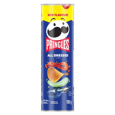 Pringles All Dressed Potato Chips 156g (Case of 14)