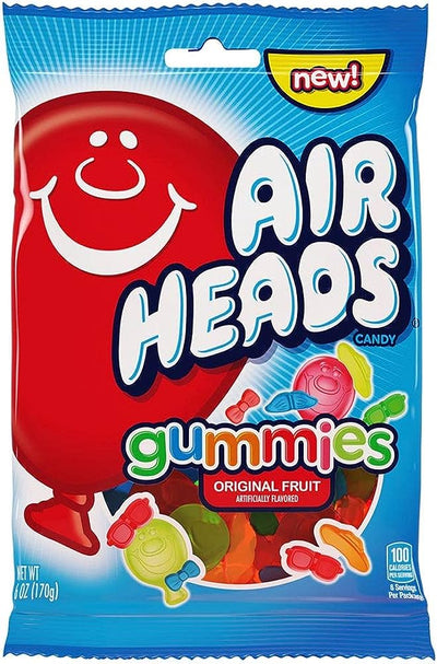 Airheads Original Fruit Gummies 170g (Case of 12)